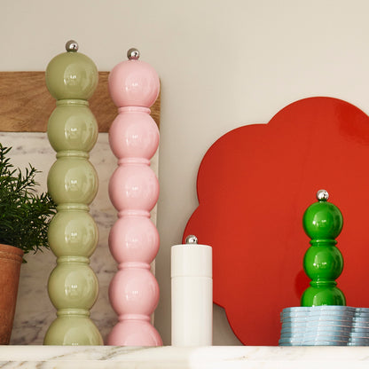 Mini macina sale o pepe a colonna bianca