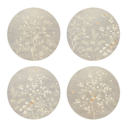 Grey Chinoiserie Placemats – Set of 4 - Addison Ross Ltd EU