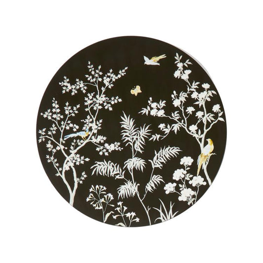 Black Chinoiserie Placemats - Sraith de 4 - Eagrán Teoranta