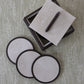 Ecru Coasters - sett med 4