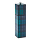 Black Watch Tartan Square Pillar Molí de sal o pebre