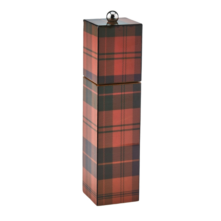 Ross Tartan Square Pillar Melħ jew Mitħna tal-Bżar