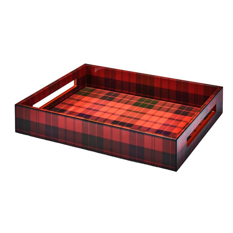 Ross Tartan Mittleres Tablett