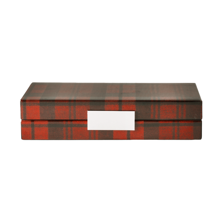 Ross Tartan Box se stříbrem