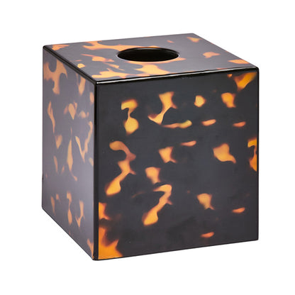 Tortoiseshell Square Tissue Box