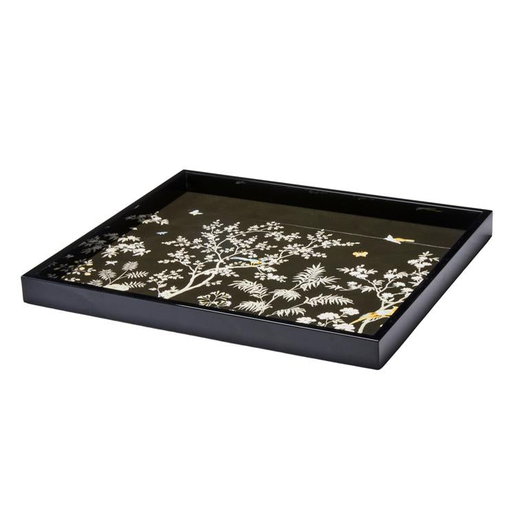 Sort Medium Chinoiserie Bakke - Limited Edition