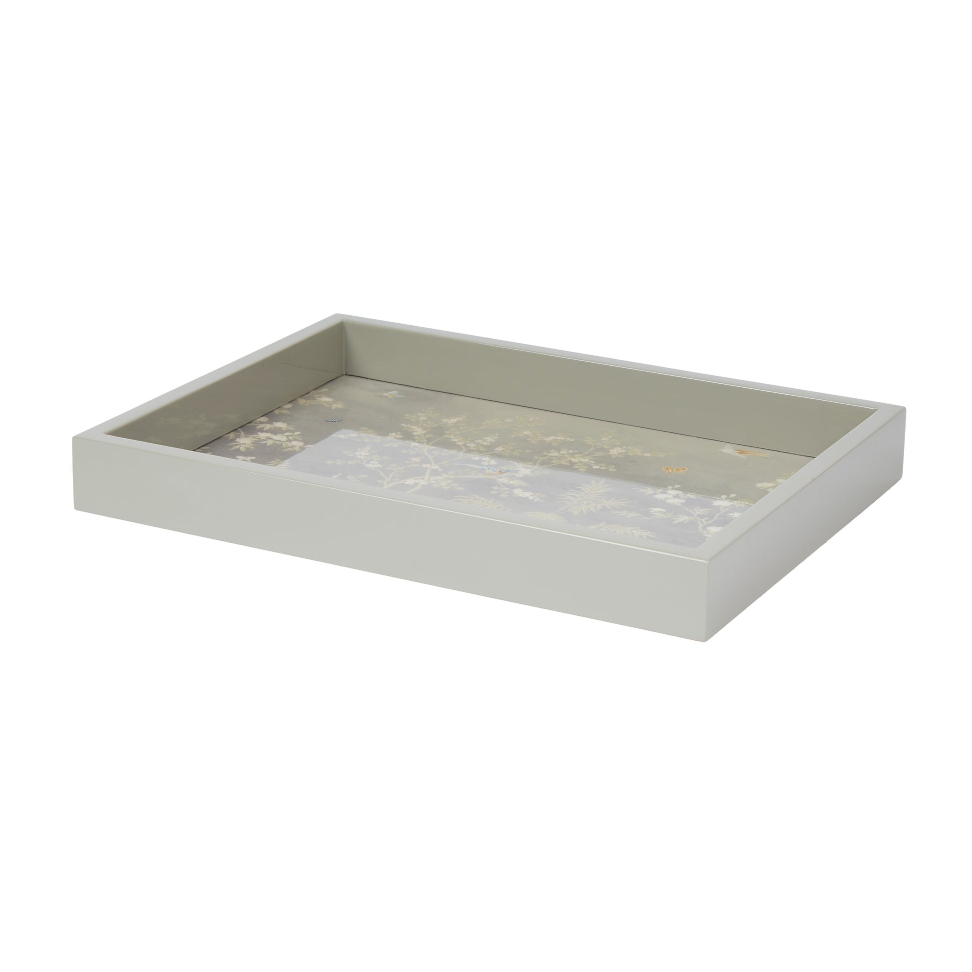 Grey Small Chinoiserie Tray - Addison Ross Ltd EU