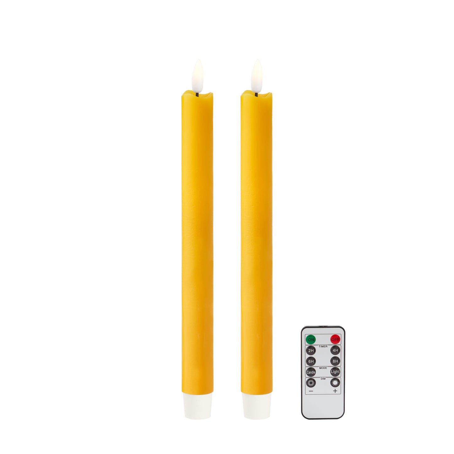 Yellow LED Candles - Set of 2 – Addison Ross Ltd EU