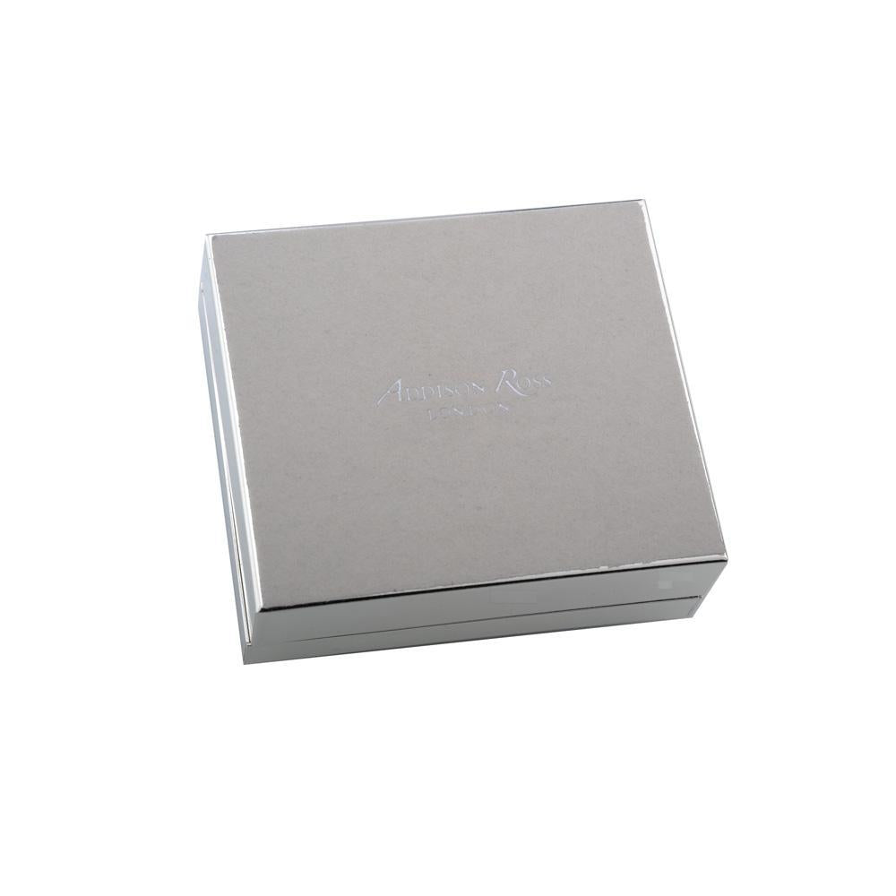 Taupe Emalj & Silver Box