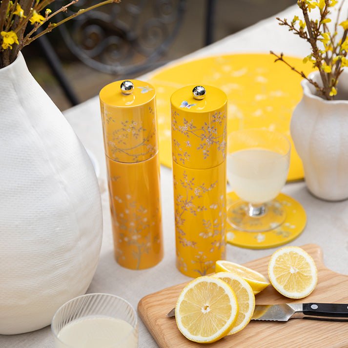  Yellow Chinoiserie Coasters - Set of 4 – Addison Ross Ltd EU