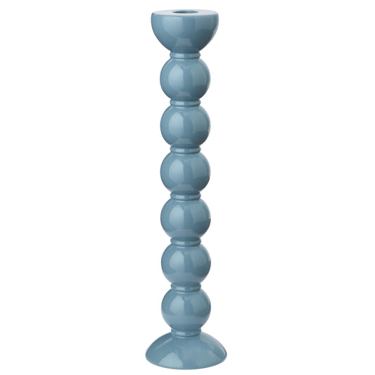 Chandelier aux canettes bleu chambray extra haut - 33 cm