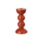 Medium Orange Bobbin Candlestick - 14cm - Addison Ross Ltd EU