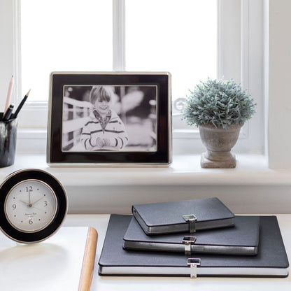 Cahier A5 noir et argent