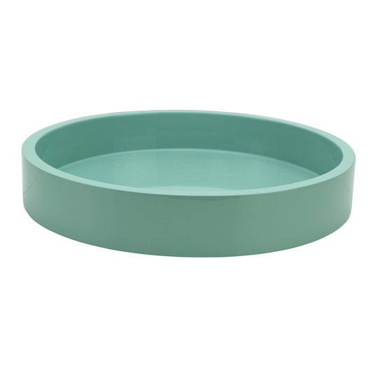 Eau de Nil Small Straight Sided Round Tray