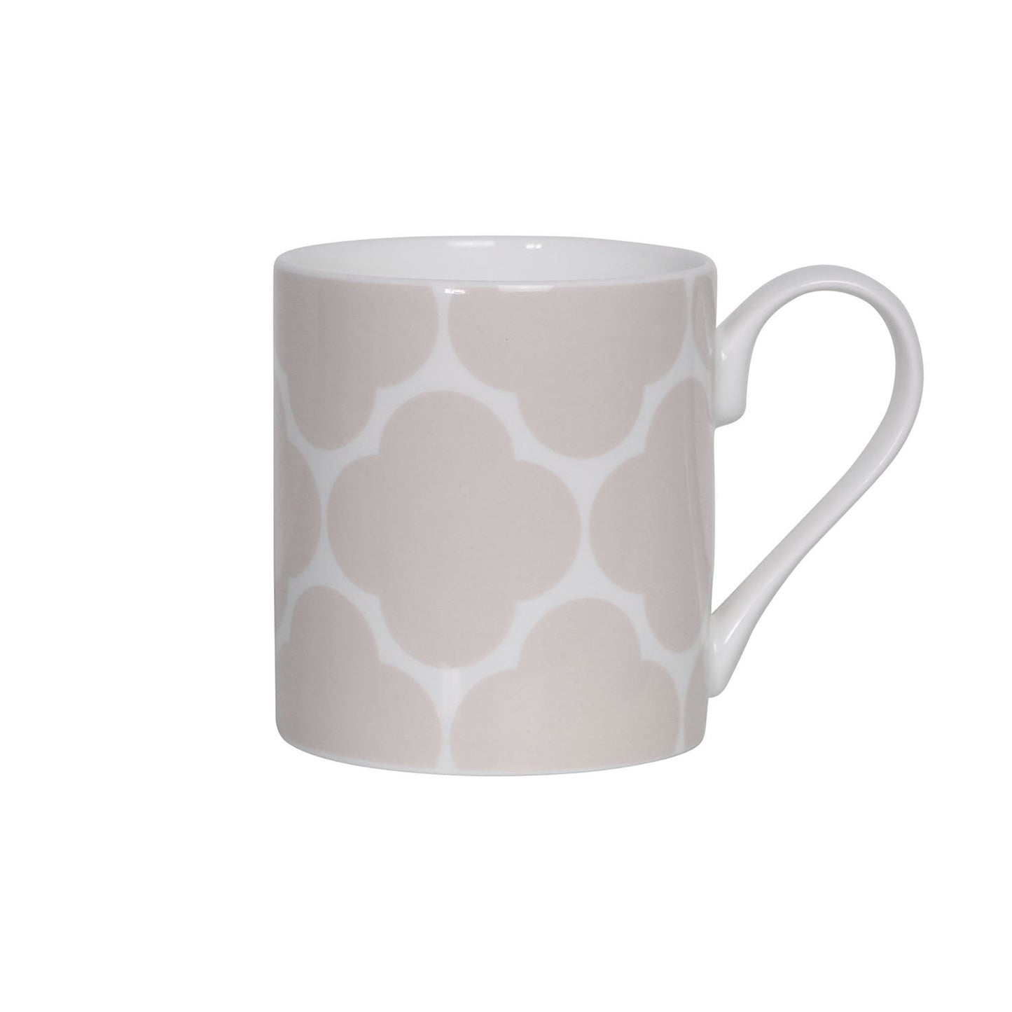 Tasse aus feinem Porzellan mit Cappuccino-Blumen