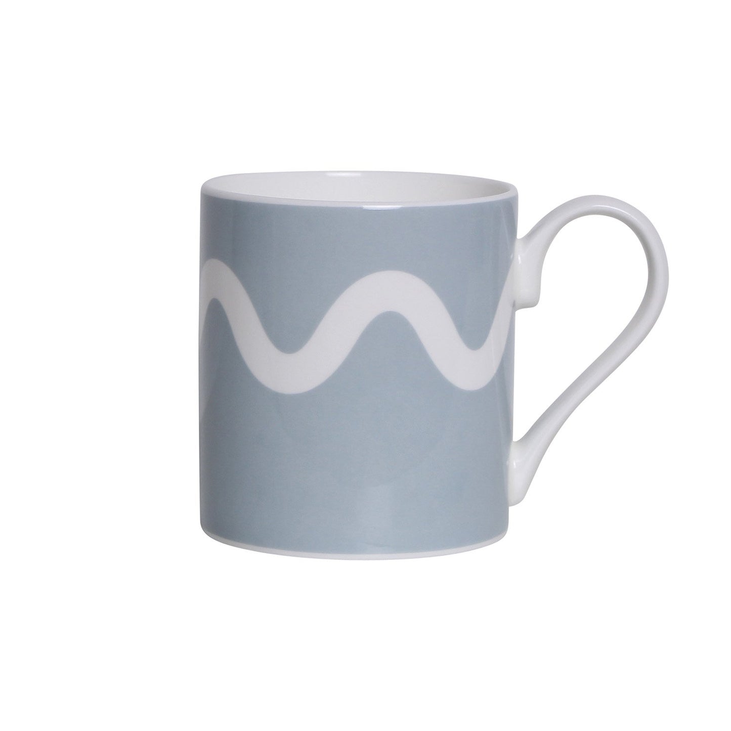 Denim Squiggle Bone China mok