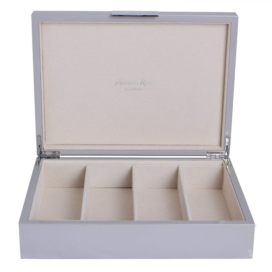 Large Chiffon Grey & Silver Glasses Box