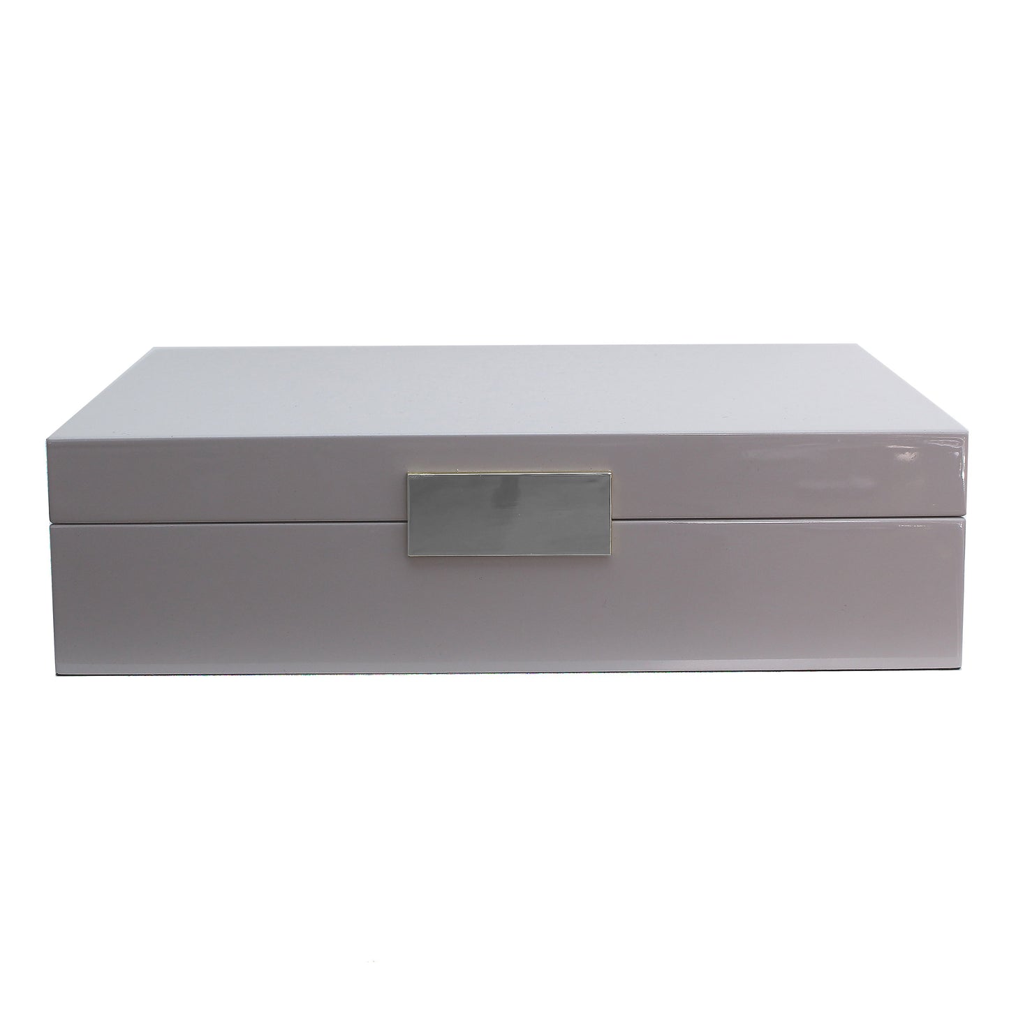 Large Chiffon Jewellery Box with Silver