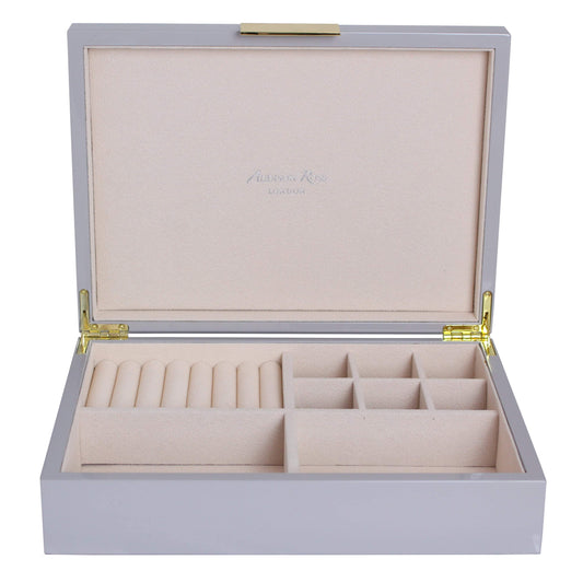 Large Chiffon Jewellery Box with Gold