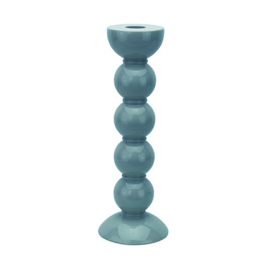 Candelabro alto Chambray azul <tc>Bobbin</tc> - 24 cm