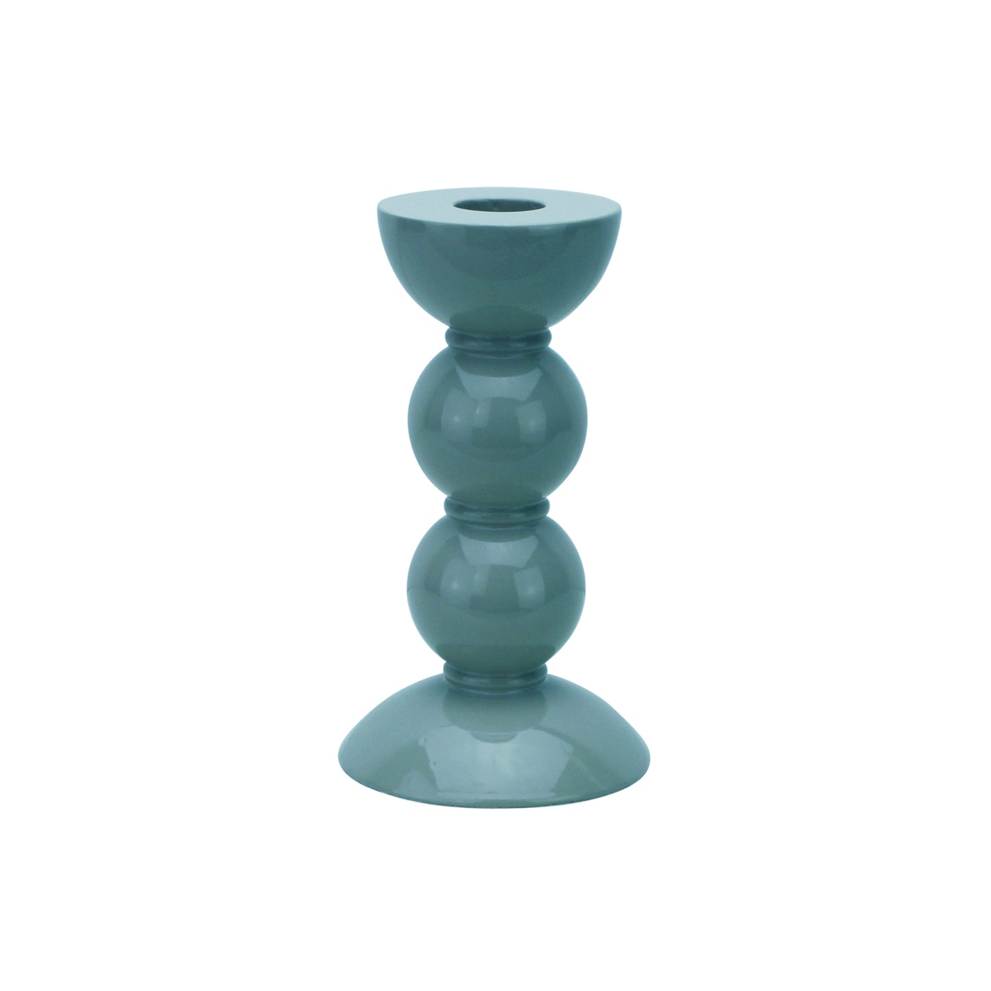 Candelabro mediano Chambray azul <tc>Bobbin</tc> - 14 cm