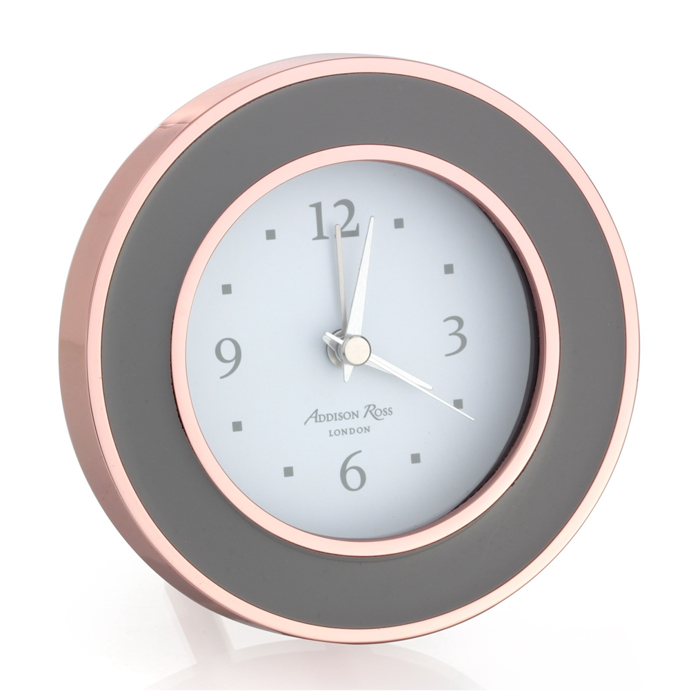 Rose Gold & Taupe Alarm Clock - Clock - Addison Ross