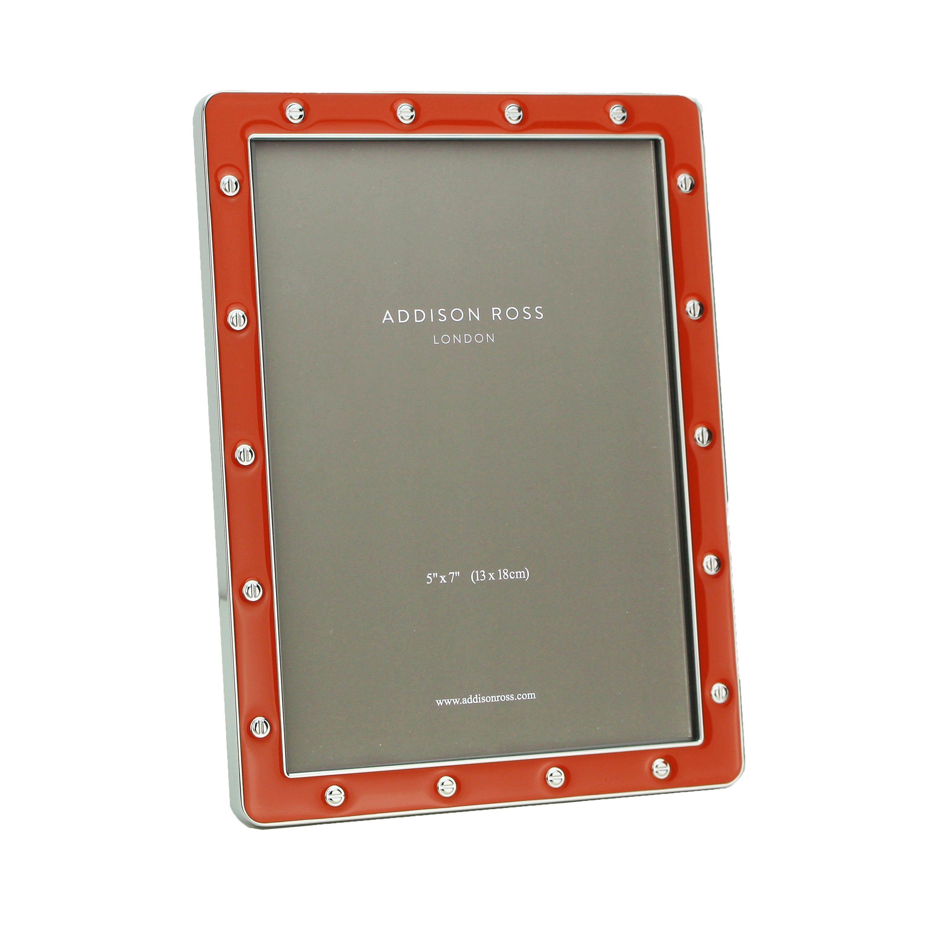 Orange Enamel & Silver Locket Frame – Addison Ross Ltd EU