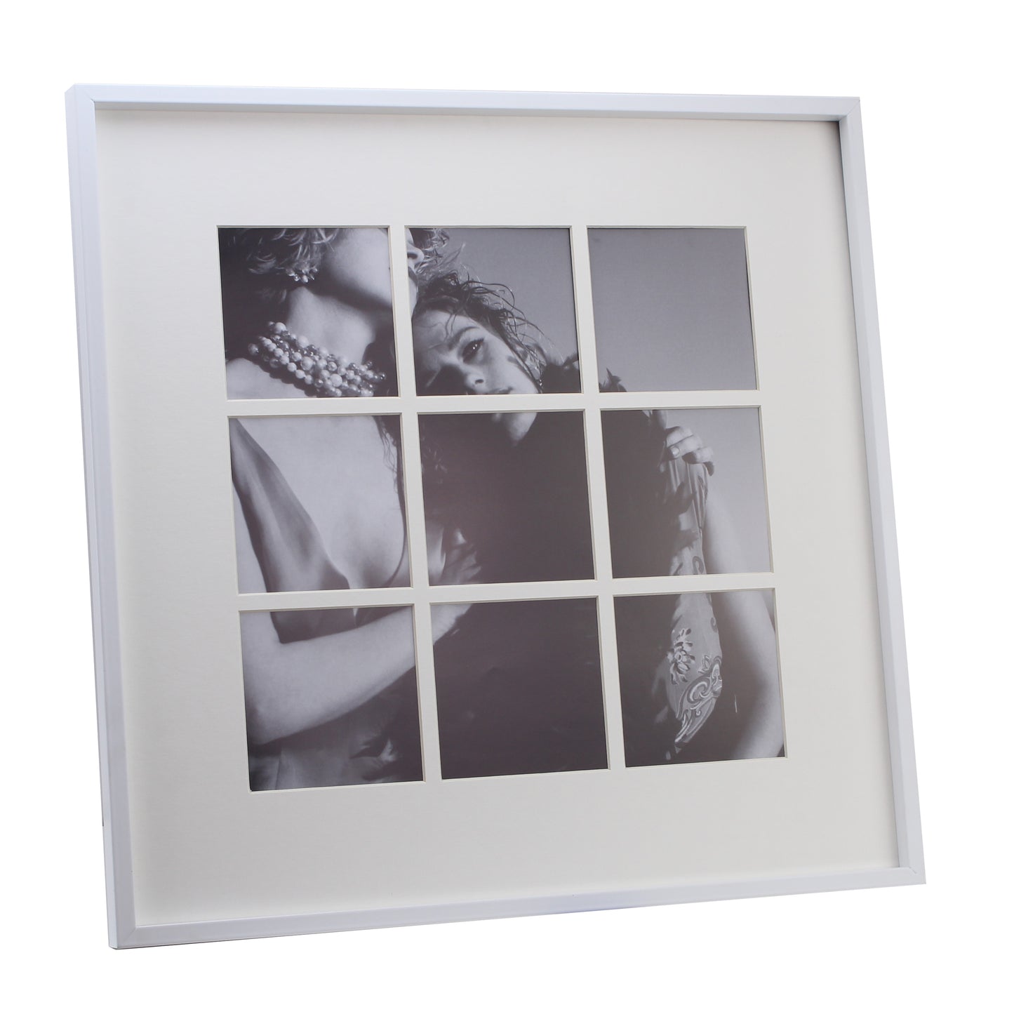 Single Aperture White Wall Hanging Frame