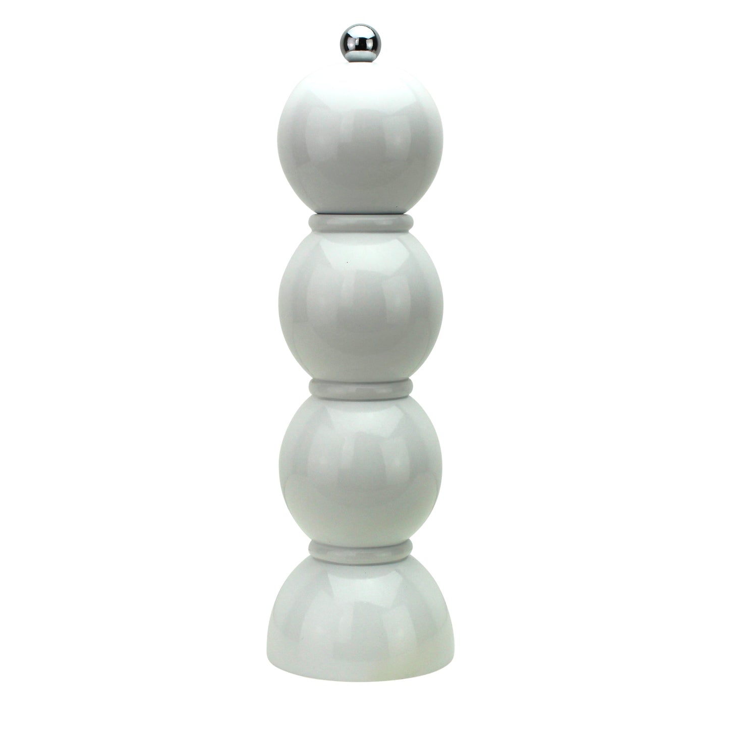 White  Bobbin Salt or Pepper Mill