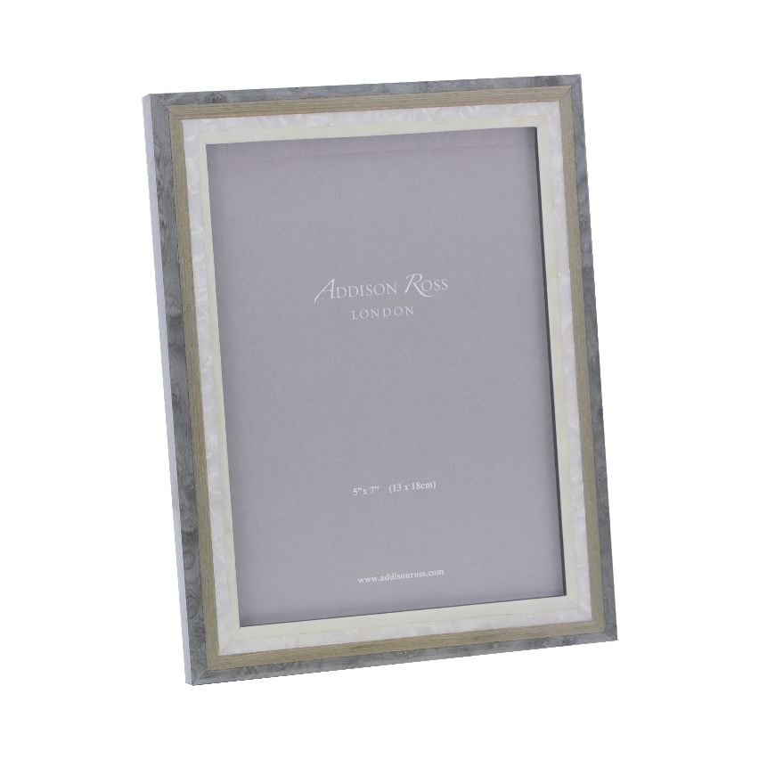 Grijs Studio Parelmoer Marqueterie Frame