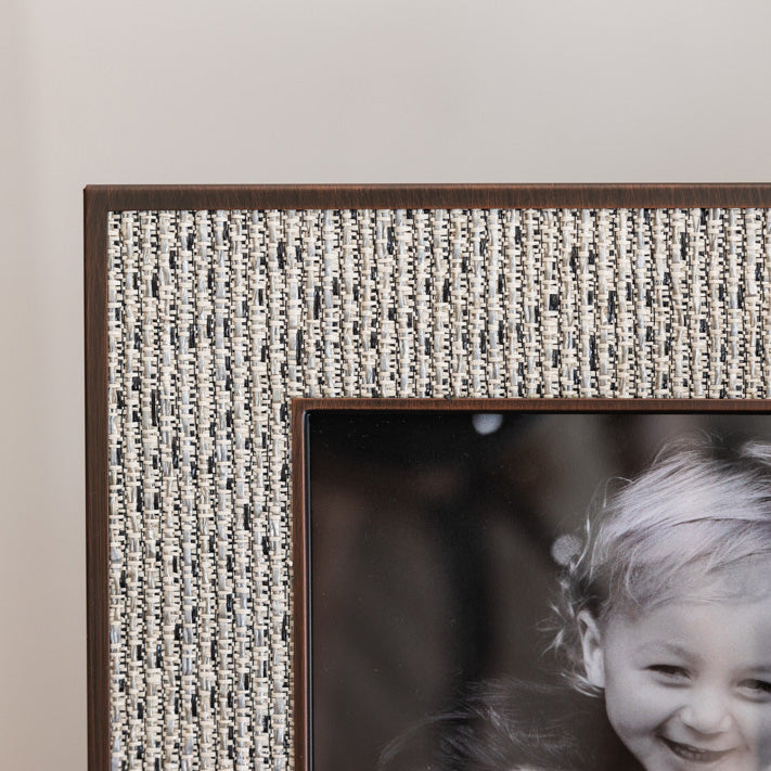 Struttura in rattan grigio tweed