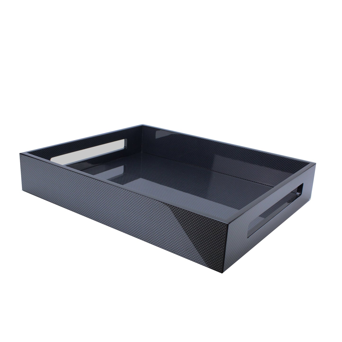 Carbon Fibre Medium Lacquered Serving Tray