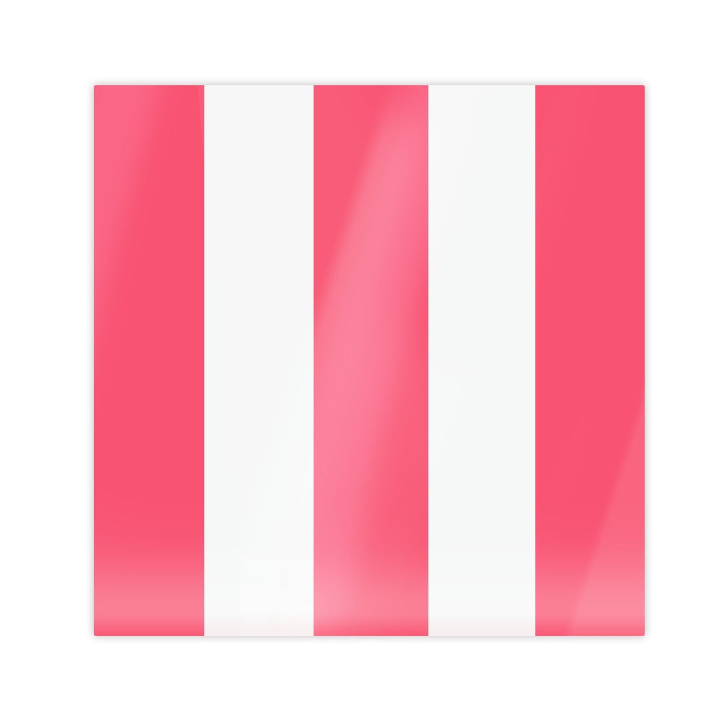 Fuschia en wit gelakte placemats – set van 4