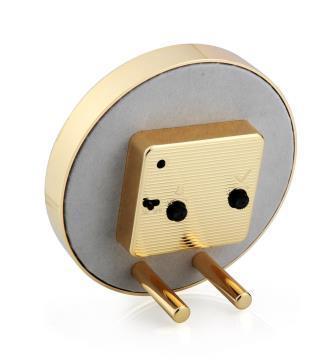 Chiffon & Gold Silent Silent Alarm Clock - Addison Ross Ltd UK